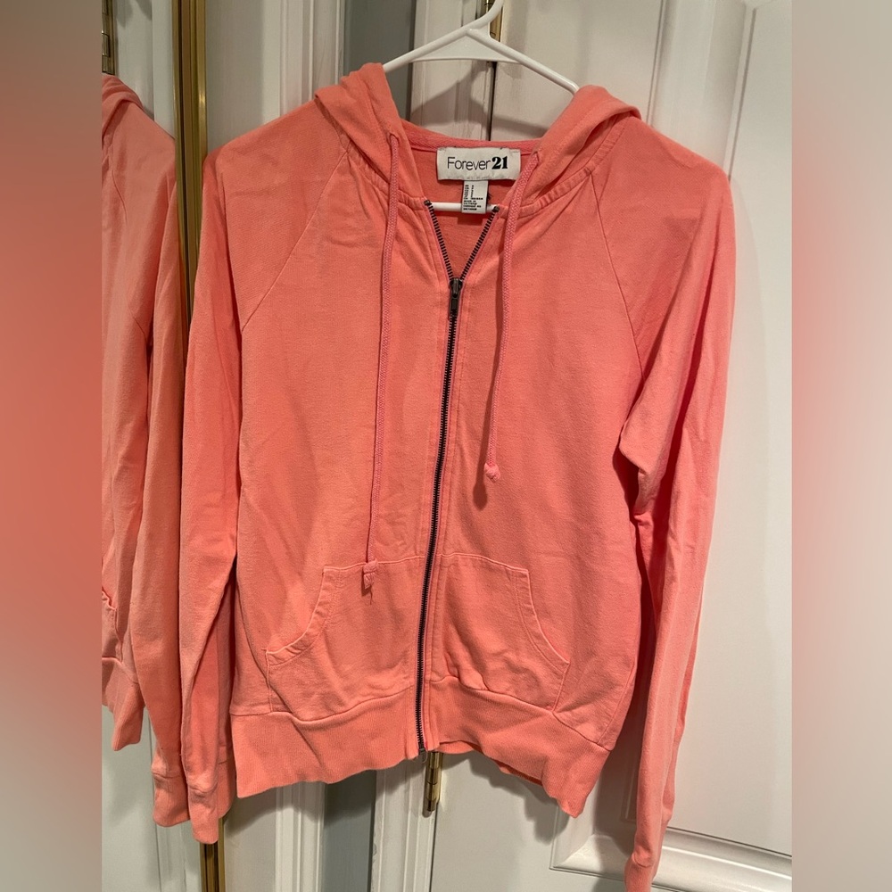 Forever 21 hooded zip-up